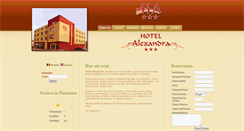 Desktop Screenshot of hotelalexandra.ro