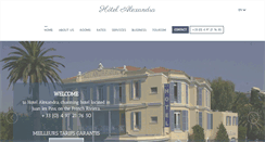 Desktop Screenshot of hotelalexandra.net